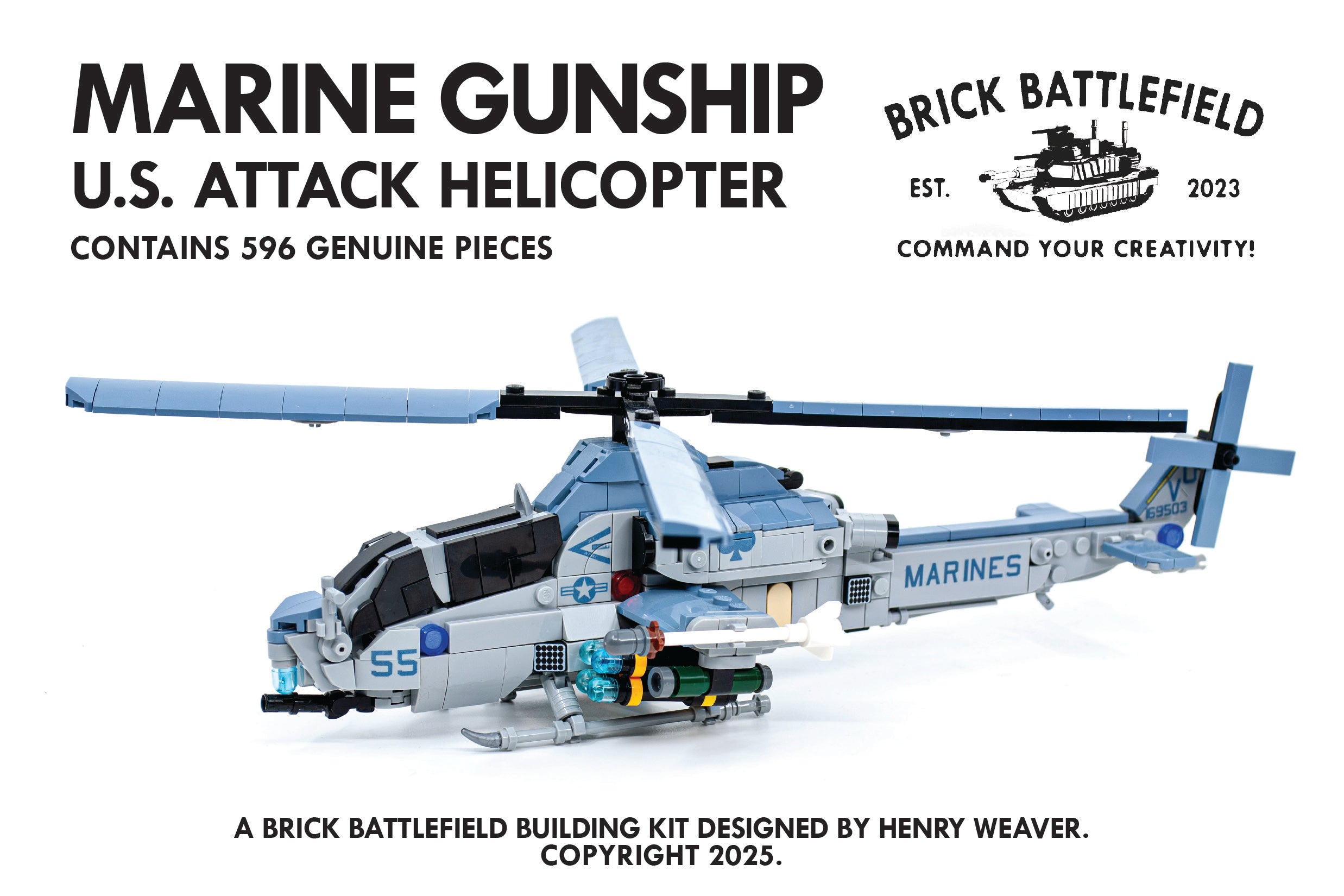 Marine Gunship Building Kit