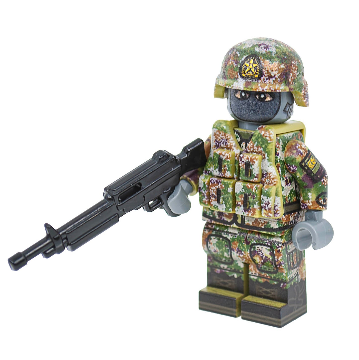 PLA Machine Gunner Figure
