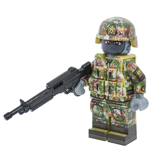 PLA Machine Gunner Figure